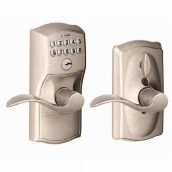 SatNI Keypad Entry Lock, Schlage Lock, Mfr#: FE595VCAMXACC619